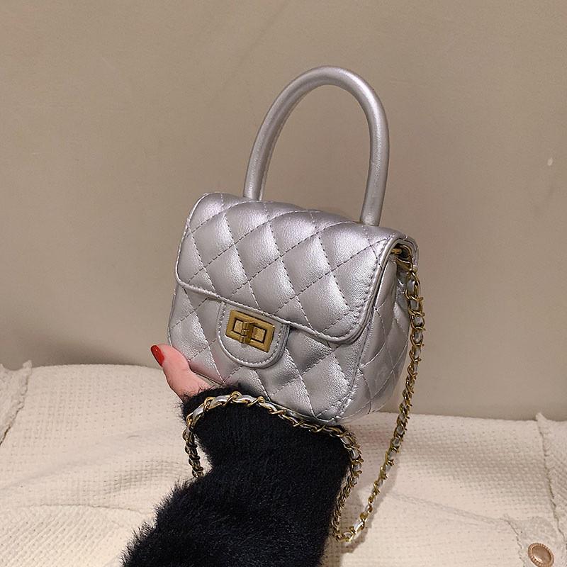 Stylish Modern Princess Series Mini Handbag For Girls With Single Shoulder Strap