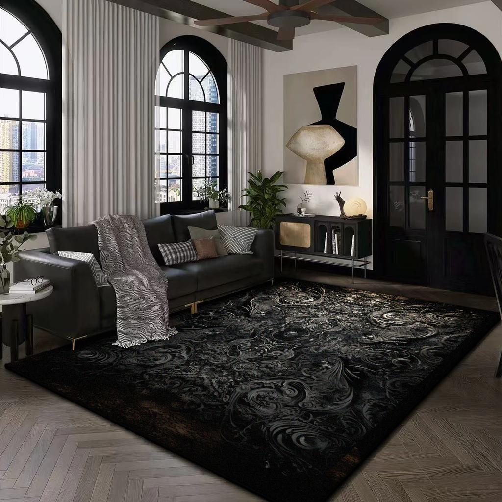 Large Modern Area Rug for Living Room Home Office Plush Non-Slip Floor Mat Machine Washable