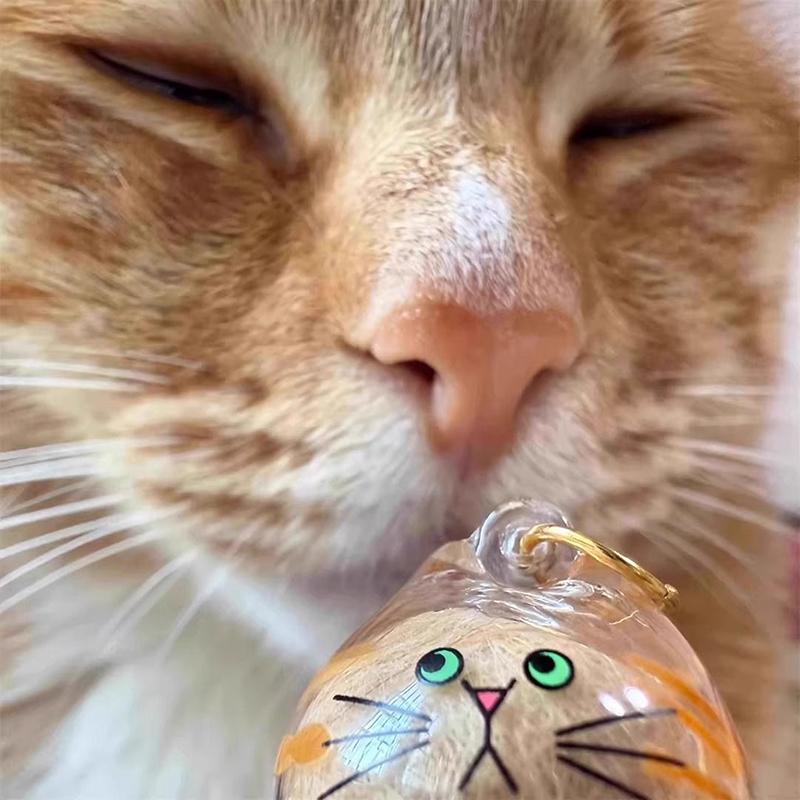 1/6Pcs My Pet'S Fur Container Cat Hair Storage Box Hanging Cat Keychain Pendant Pet Hair Grooming Souvenirs Bag Hanging Decor