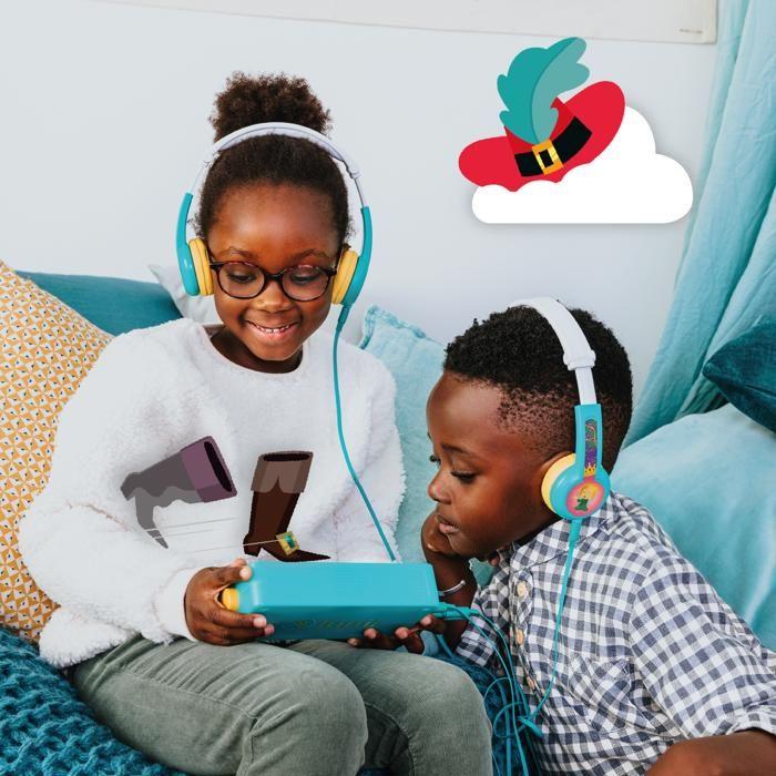 Console educative - lunii - coffret les trois mousquetaires - livre audio interactif - 12 histoires - dès 7 ans