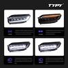 LED Crystal Lens Headlight with Flowing Turn Signals for 17-23 Honda Avancier