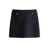 Fall and Winter New Women's Clothing French High Waist Trendy A- Line Skirt 1265873 Double Breasted Outwear 1263197