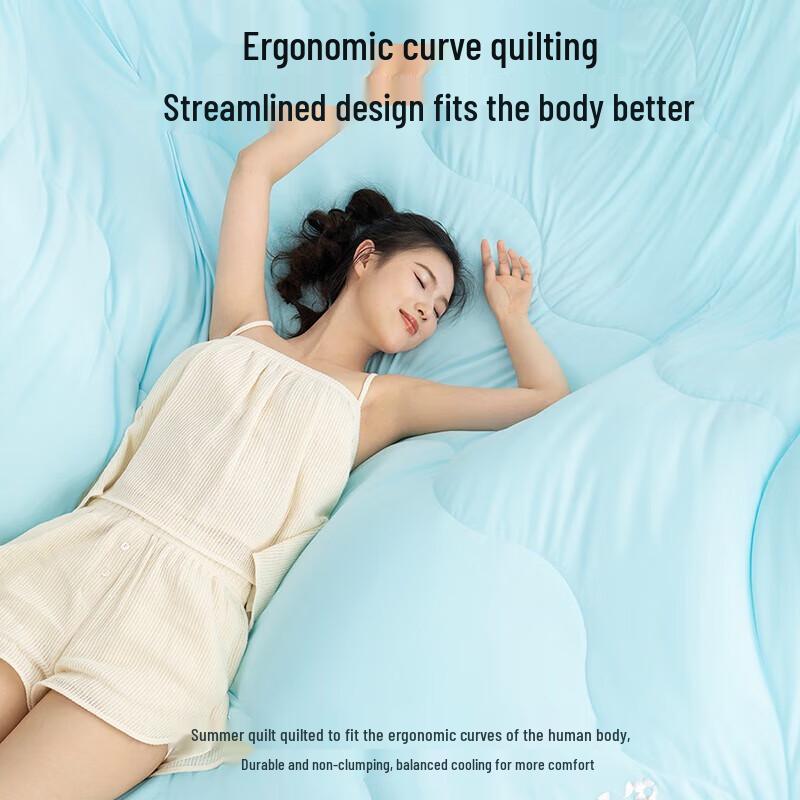 Plant-Healing Soothing Silk Summer Quilt