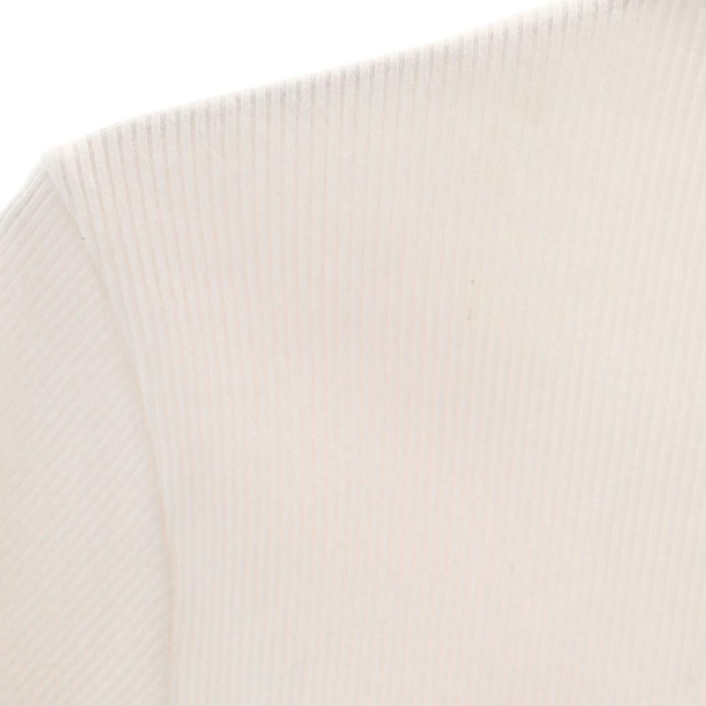 Armani Jeans Short Sleeve Rib T-shirt L White Women Used