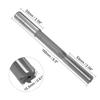 Uxcell 3.5-19.5mm Chucking Reamer HSS H7 6 Straight Flutes Machine Milling Cutter Tool