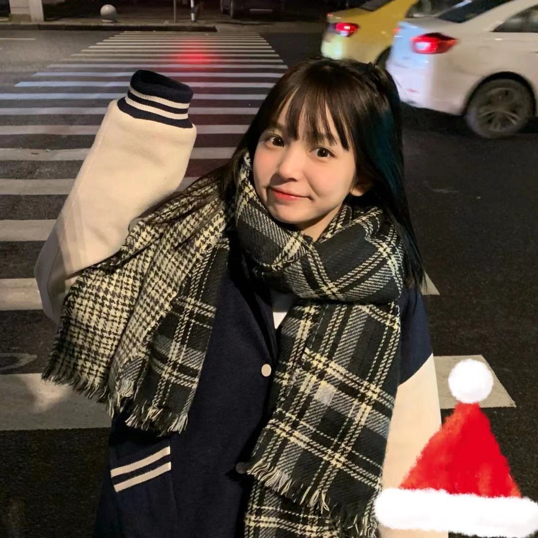 

New Classic British Retro Red Scarf Women s Autumn and Winter Korean Versatile Student Double Face Scarf Christmas Couple Scarf