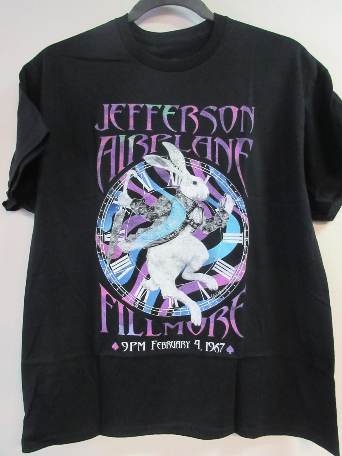 JEFFERSON AIRPLANE OFFICIAL WHITE RABBIT 24 BAND CONCERT MUSIC EXTRA LARGE Unisex T-Shirt S