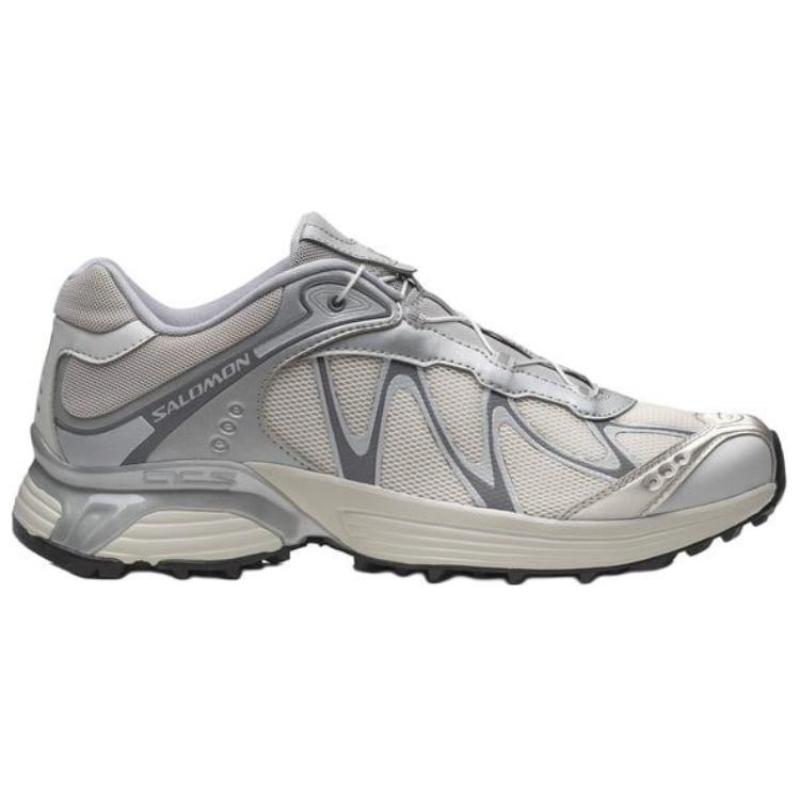 SALOMON XT WHISPER Cushioning And Abrasion Resistant Coverage Low Top Contagrip Trail Running Shoes Unisex Gray Silver Sneakers 478014