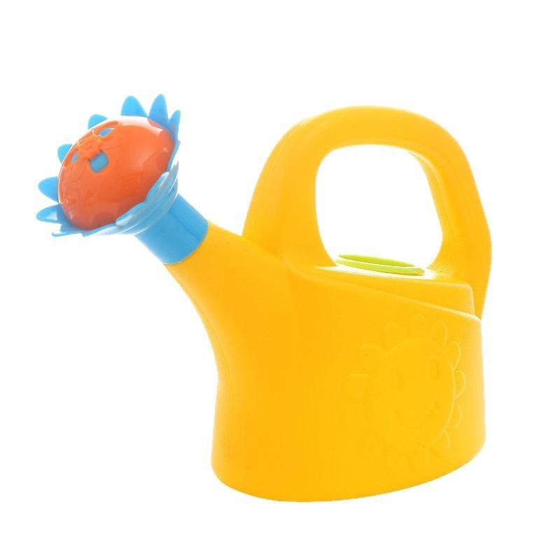 Colorful Kids Watering Can Toy Cute Mini Plastic Beach Sand Bath Playing Tool Outdoor Garden Watering Toy for Toddlers Gift