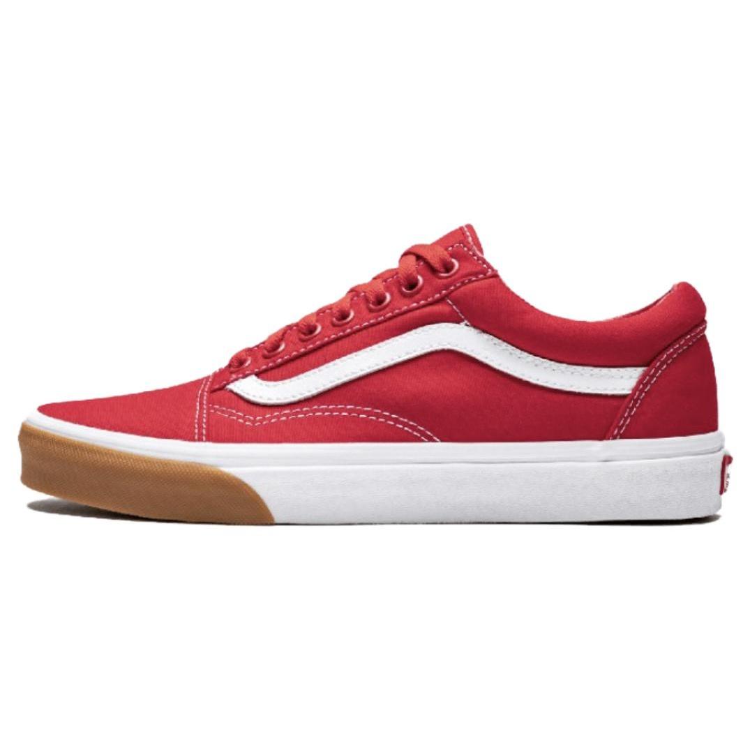 Vans Old Skool Gum Bumpe Red White Men s VN0A38G1UK1 EU 44.5