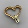 1Pc Heart Shape Bag Lock Clasp Metal Turn Lock Buckles For Diy Handbag Shoulder Bag Purse Handbag Hardware Bag Accessories