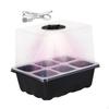 Nursery Pot with Light Growing Tray Drain Holes Reusable Humidity Domes Practical
