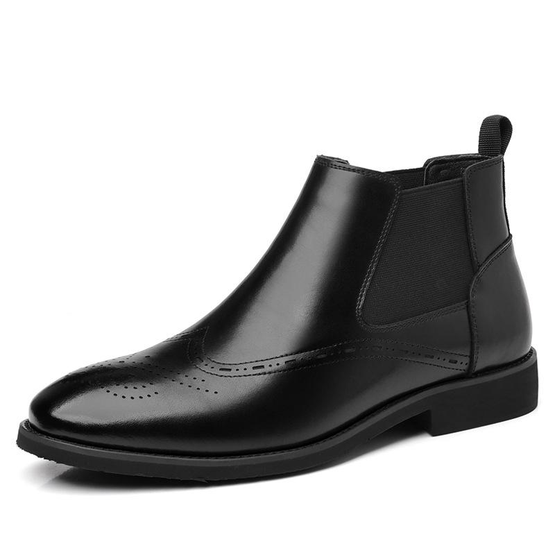 British Vintage Chelsea Boots Short Boots Fleece Brock Martin Boots Plus Size Boots Men 2025