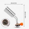 Butane Gas Torch Refillable Flame Blow Torch Adjustable Culinary Tool for Kitchen BBQ Baking Cooking