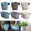 Wall-mounted Flower Pot Hanging Plant Baskets Semicircular Basket Balcony Garden