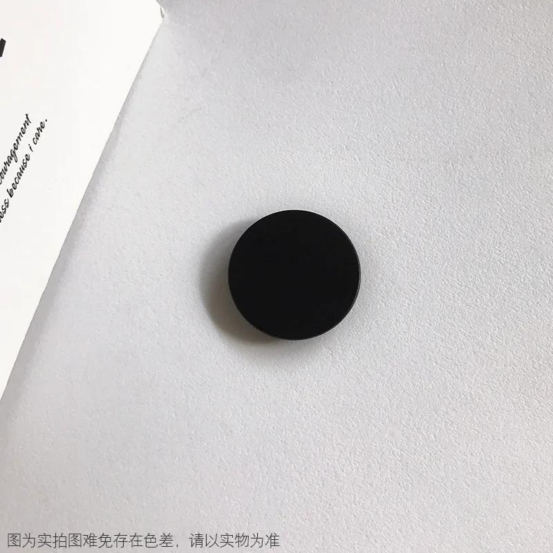 Stojan s držákem na prst pro IPhone 15 Samsung Podpora Telefon Mobilní telefony Grip Tok Skládací Jednobarevný Kapesní Zásuvka Držák