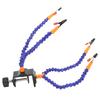 7 Stück Blaue 4-Armige Lötstation Halter Flexible Arme Drahtklammer Halter Automobilwartung