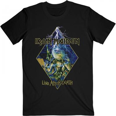 Iron Maiden Unisex Adult Live After Death Diamond T-Shirt