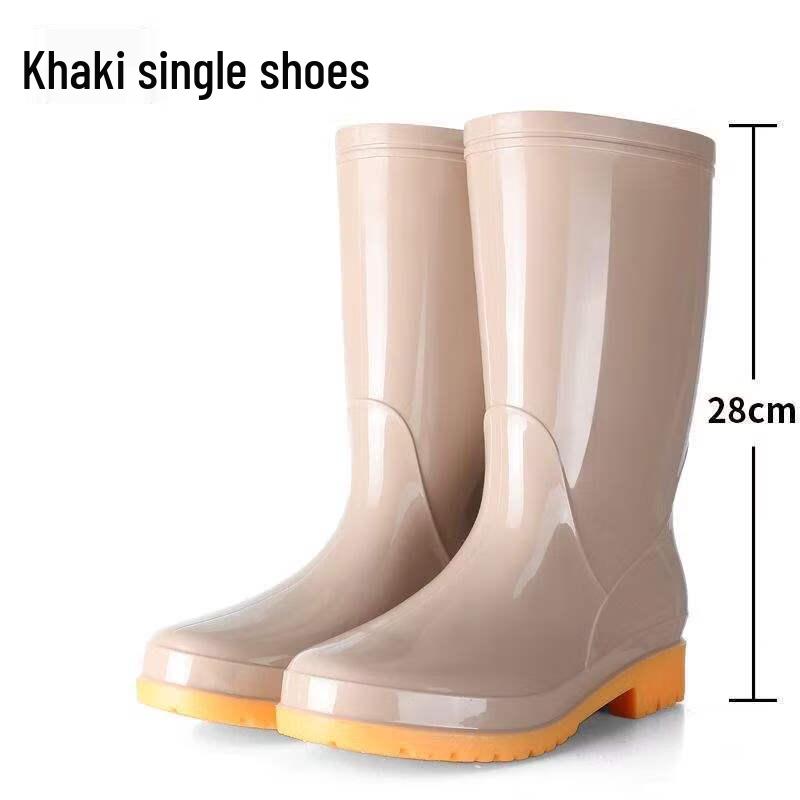 Hanyou Kids Mid-Calf Thickened Non-Slip Rain Boots