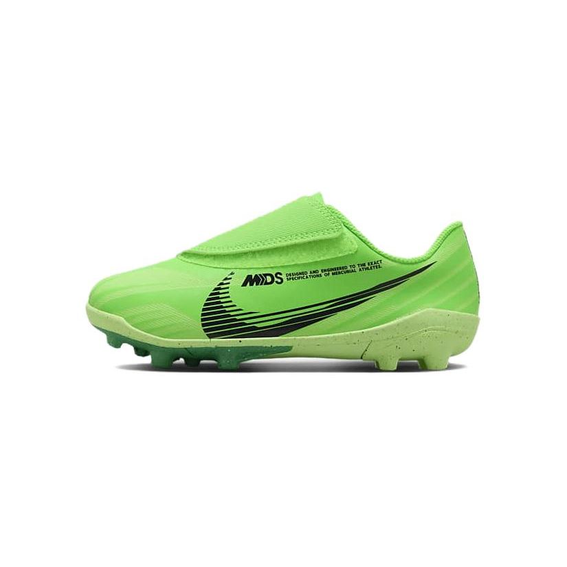 

Nike Mercurial Vapor 15 Club Comfortable Versatile Durable Breathable Low-Top Walking Shoes Kids sneaker Green FJ7201-300 27