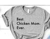 Chicken Mom T-Shirt: Soft Cotton Blend, Women's Gift