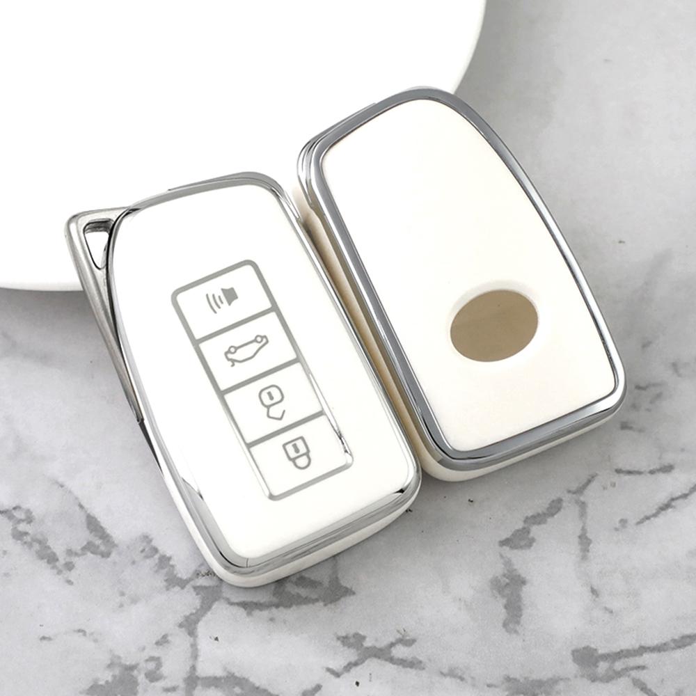 Soft Tpu Car Key Cover Case For Lexus Nx Gs Rx Is Es Gx Lx Rc 200 250 350 Ls 450H 300H Shell Holder Keychain Accessories