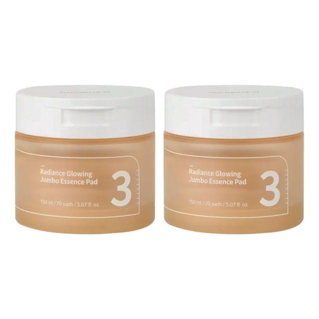 numbuzin - No.3 Radiance Glowing Jumbo Essence Pad Bundle Set 2 pcs
