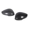 1 Pair Side Mirror Cap Cover Left Right Carbon Fiber Style Protective Weather Resistant Rear View Wing Mirror Housing