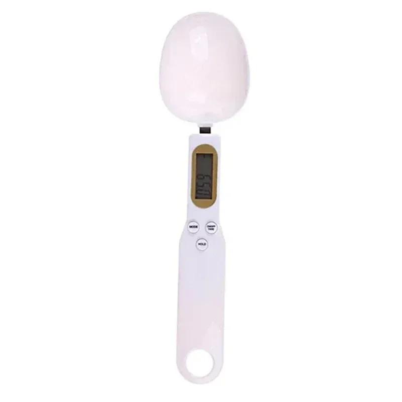 

Digital Kitchen Scale with Adjustable Spoon for Measuring Coffee Food Flour Ingredients LED Tool Spoon Set Accessories