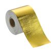 Reflektierendes Selbstklebeband Gold Silber Hochtemperatur Hitzeschild Wickelband Bandage 50mm X 10M Rolle Universell