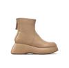 ZALY8813-8 Beige Ankle Boots