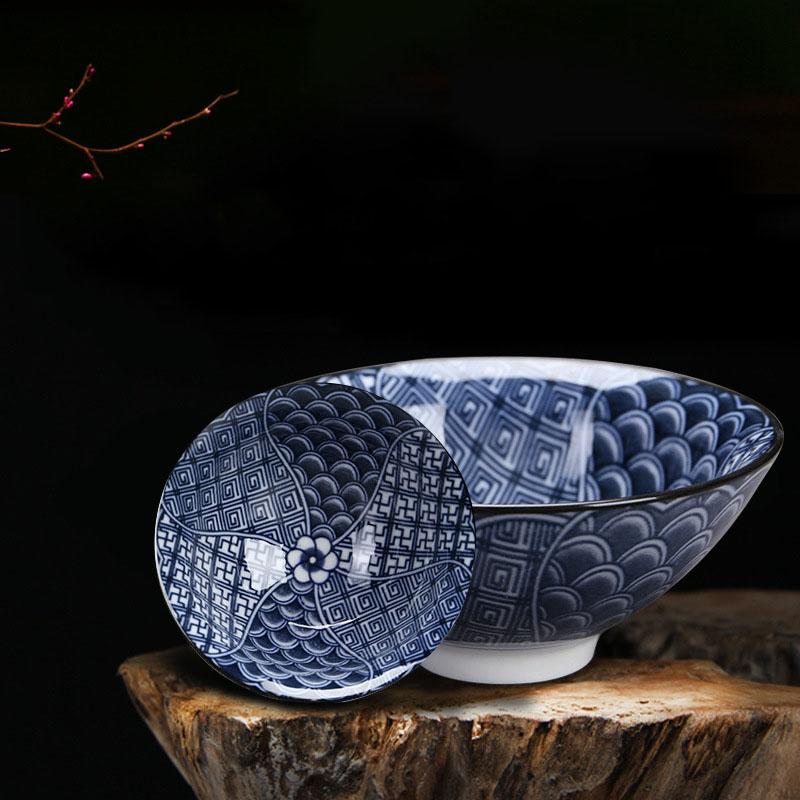 Čínský modrobílý porcelánový šálek na čaj Ručně malovaná čajová souprava Malá čajová miska Šálky na květinový čaj Čajové příslušenství Nápojové sklo Velkoobchod