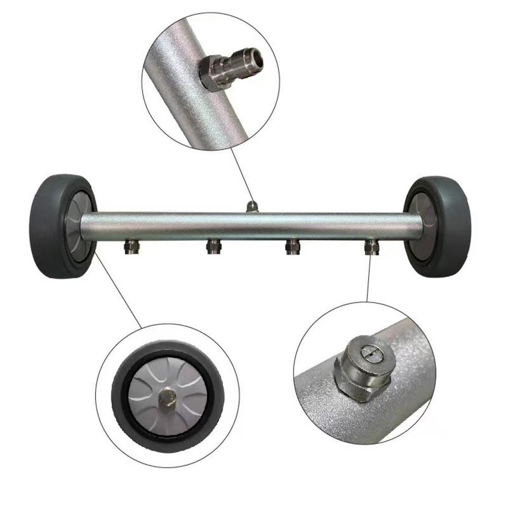 4-Port Cleaner Chassis Cleaner Professional Car Cleaning Compatible With 1 4 Inch Inlet Easy Connection Maneuverable Extension