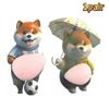 3D Cute Squeezeable Shiba Inu Puppy Sticker Phone Decoration Children's Party Favor Festival Supplies Gift For Kids