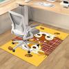 1pc. Cute Chip and Dale Plaid Pattern Rug for Home Decor, Office Carpet, Chair Cover, Outdoor Mat, Gift Ideaz049008