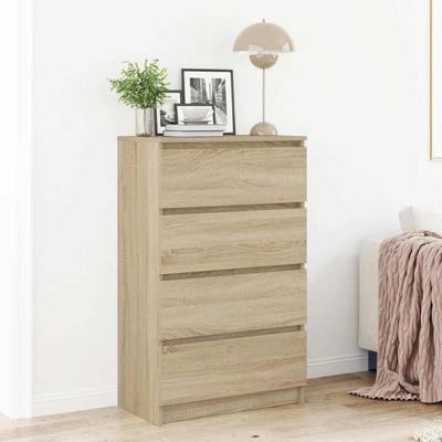 vidaXL Sideboard Sonoma-Eiche 60x35x98,5 Cm Holzwerkstoff