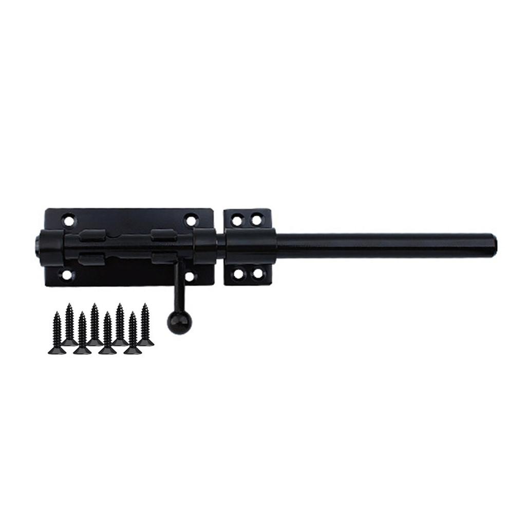 Stainless Steel Door Lock Solid Sliding Bolts Latches Hasp Bedroom Door Lock with Screws for Internal Door Enduring