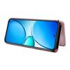 For Realme C85 5G/15x (India) 5G Case Carbon Fiber Texture Drop-Proof PU Leather Phone Cover