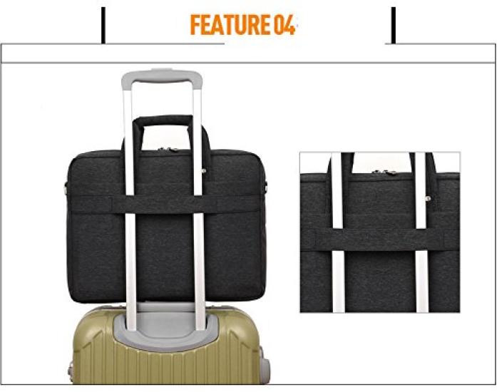 DouDai Shoulder PC Business Fits Inch Adjustable Perfect for Business and Travel Women's & Men's Bag, Bag, Bag, Shock-Absorbent, Waterproof,