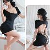 Dress Deep V-Bag Hip Skirt Strap Hollow Dress Promotions 99% Sales Sexy Lingerie Set Women's Dress Dresses In Offers Sex Shop