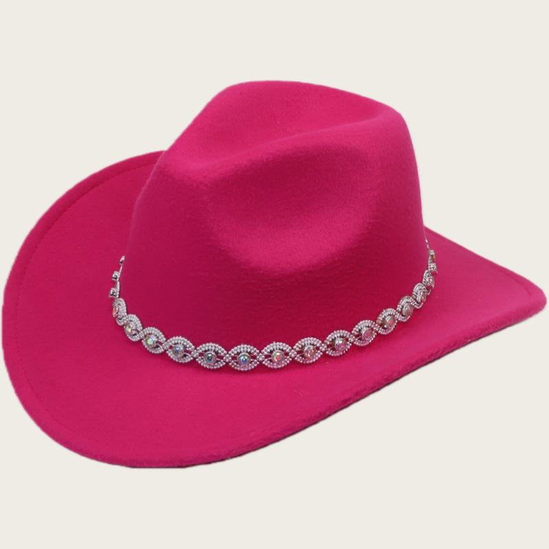 Men and Women Jazz Top Hat Party Festival Stage Performance Simple Top Hat Premium Wool Hat Western Cowboy Hat