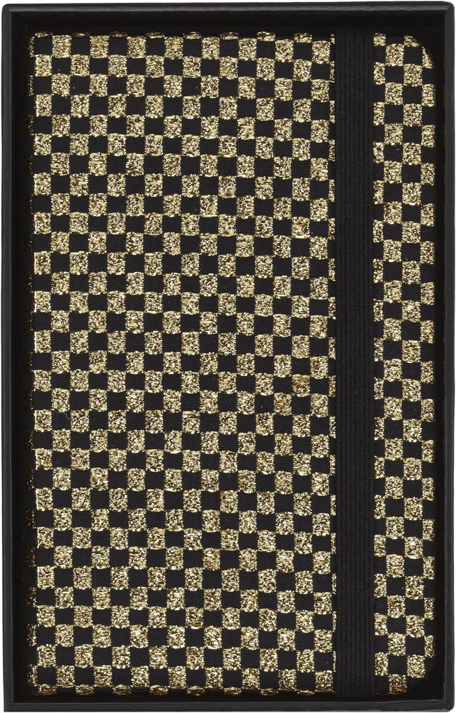 Moleskine x Mantero Shine Collection Notebook, Hardcover, Plain, XS Size (6.5cm x 10.5cm), Gold Boxed, LEHSHINEMP012GOLD