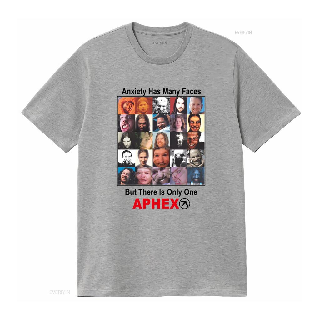 Anxiety Has Many Faces But There Is Only One Aphex Twin T Shirt Te4883 vintage Washed Stretched graphic fashion