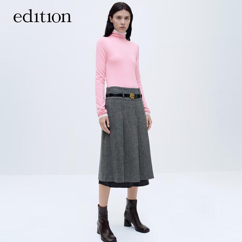 Edition Runway Style Pure Cashmere Turtleneck Sweater