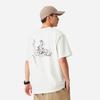 Li Ning Seria Trendów Sportowych Wygodny Casualowy Prosty Odprowadzający Wilgoć Drukowany Z Opuszczonymi Ramionami Luźny T-Shirt z Krótkim Rękawem Unisex T-Shirty AHSV177-5