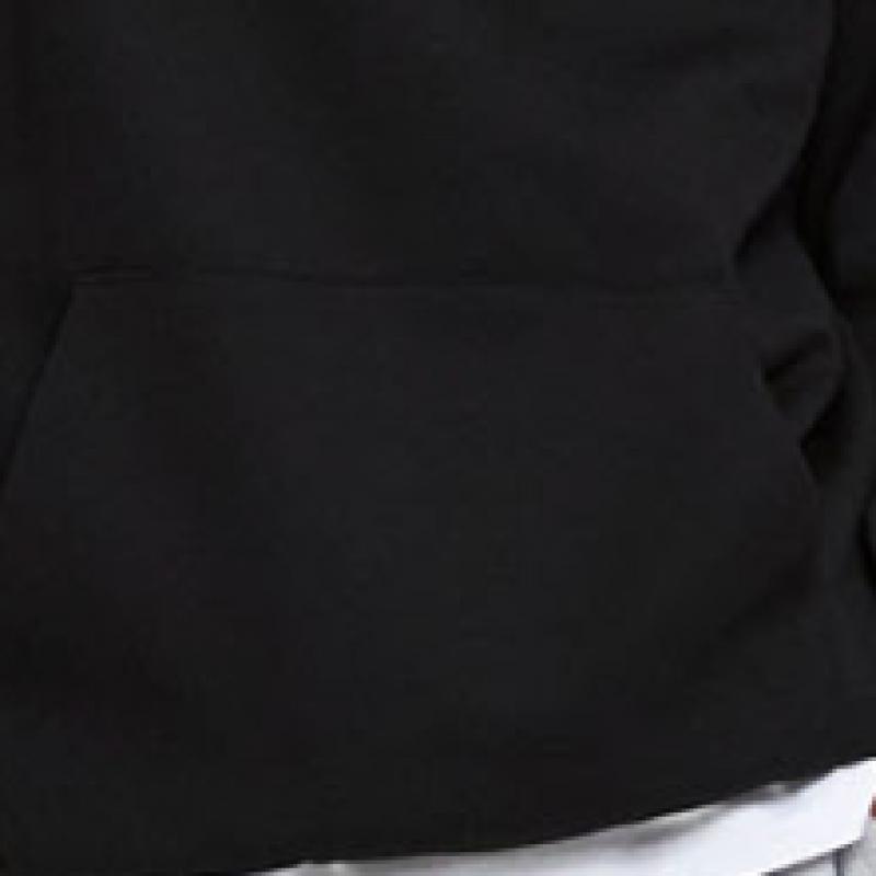 New Balance Nbn0f11203 Uni Essential Small Logo Hoodie  Black