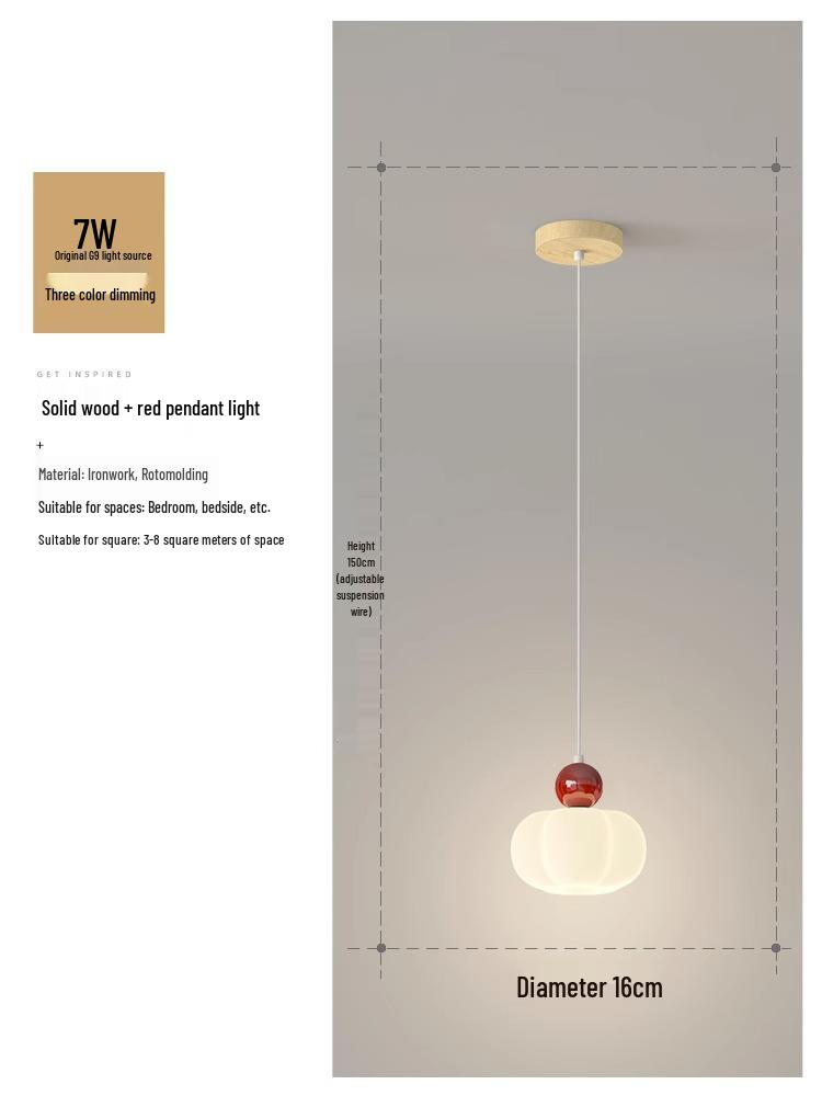 Cream Pumpkin Style Wall Lamp - Warm & Romantic Lighting for Bedroom, Living Room, or Aisle