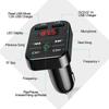 Auto Bluetooth 5,0 FM Transmitter Drahtlose Freihändige Audio Empfänger Auto MP3 Player 2,1 EIN Dual USB Schnelle Ladegerät Auto Zubehör