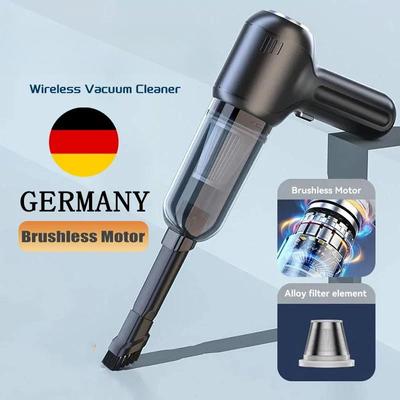 New DE 19000PA Portable Wireless Car Vacuum Cleaner Mini Handheld Cleaner Poweful Cleaning Machine for Strong Suction Car Cleaner