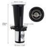 12V 110dB Super Loud OOGA Air Horn Antique Vintage Classic Old Style Complete Kit with Button Wiring Harness Wear-resistant for Car Motorcycle Truck